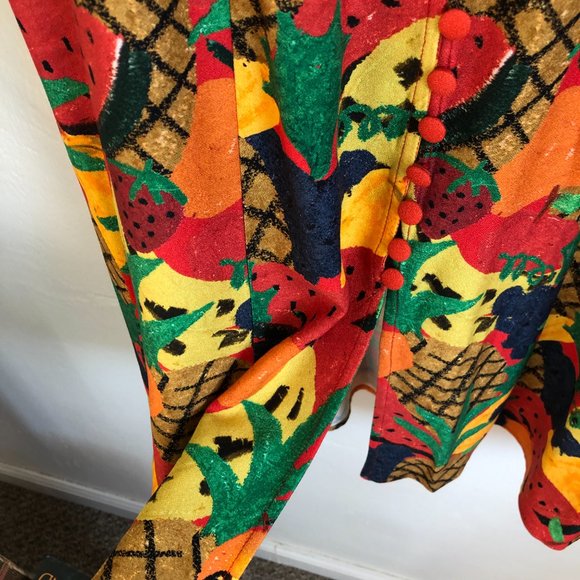 FARM Rio Fruit Salad Square Neck Midi Dress - Picture 8 of 13